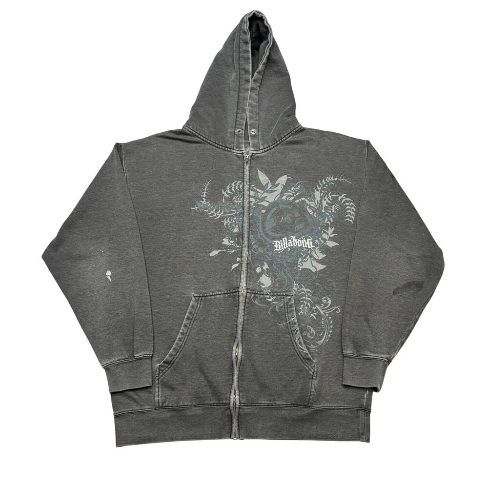 Vintage Y2K Billabong Full Zip Hoodie Men's large Surf Skater Grunge